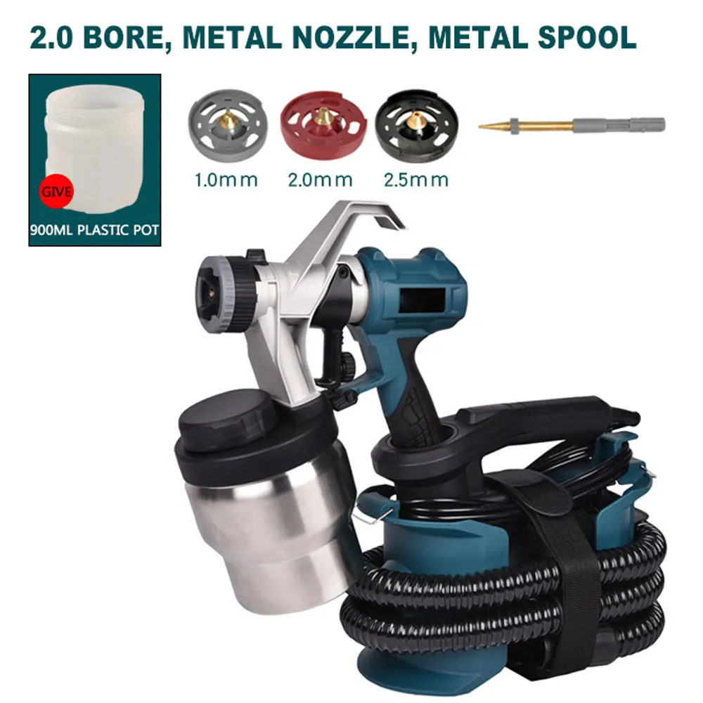 1200W 3173 Detachable High-voltage Electric Spray Gun, Emulsion Paint Sprayer, Paint Spray Gun And Painting Tools