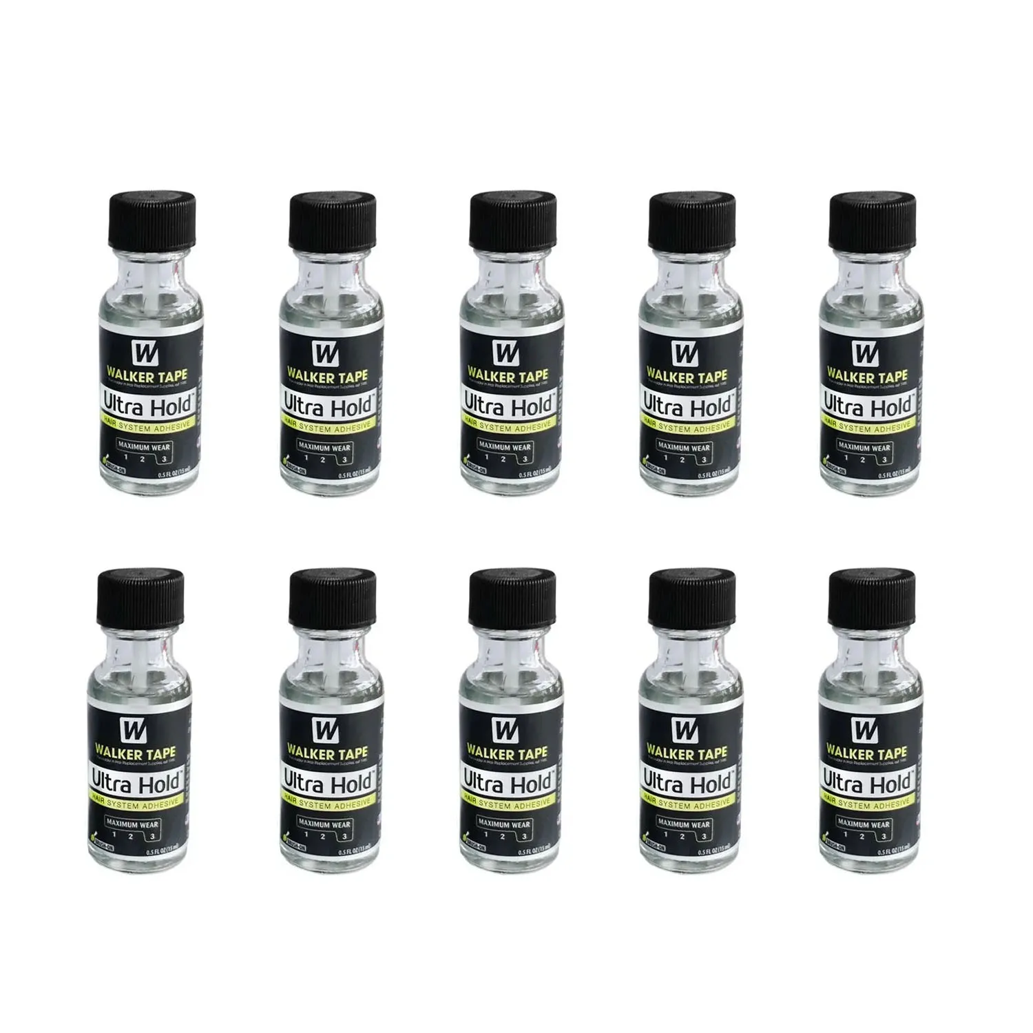 

Wholesale 10PCS 0.5 OZ 15ml Walker Tape Ultra Hold Hair System Adhesive Hair Replacement Lace Glue for Hair Toupee or Lace Wig