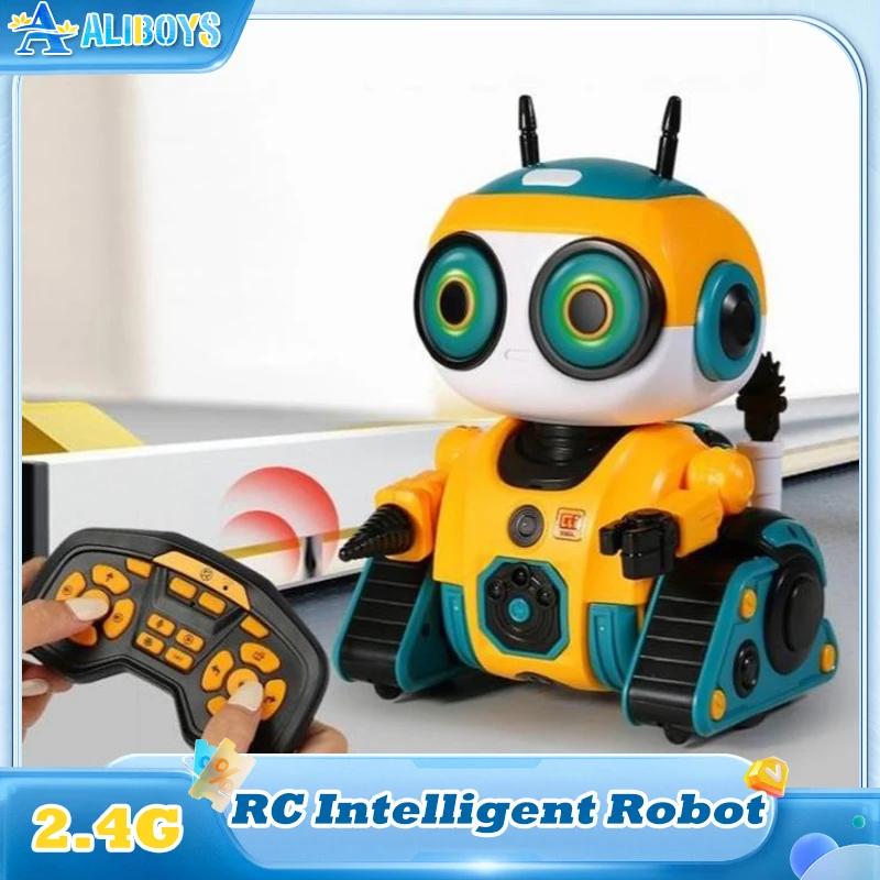 Remote Control Intelligent Robot 2.4G Induction Interactive Dancing Singing Touch Control Electric Robot Kid Christmas Gift Toy