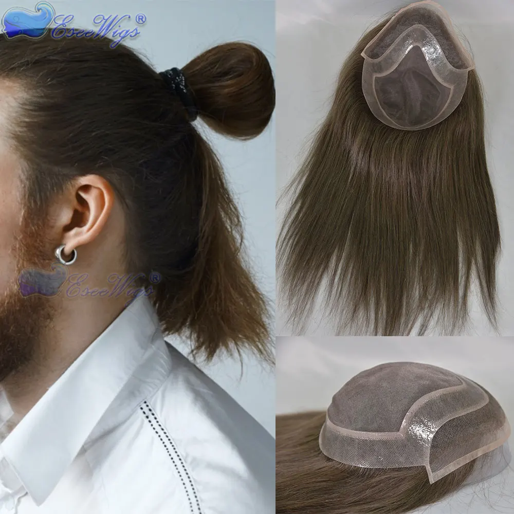 12inch Long Hair Mens Toupee10