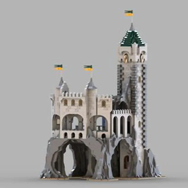 kinderen bakstenen kasteel middeleeuws speelgoed bouwstenen bakstenen ridders kasteel serie moc architectuur voor kinderen set compatibele toren