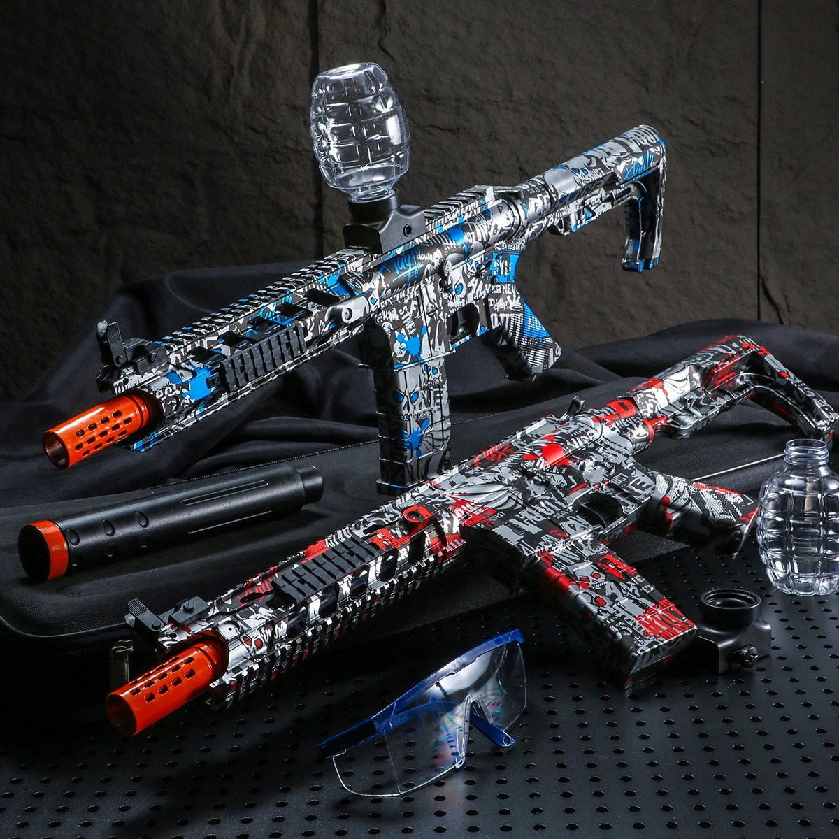 2024 Exclusive Metallic Finish M4 Electric Gel Ball Blaster Toy Gun - High-Speed, Rechargeable Toy Gun, Perfect Gift For Summer