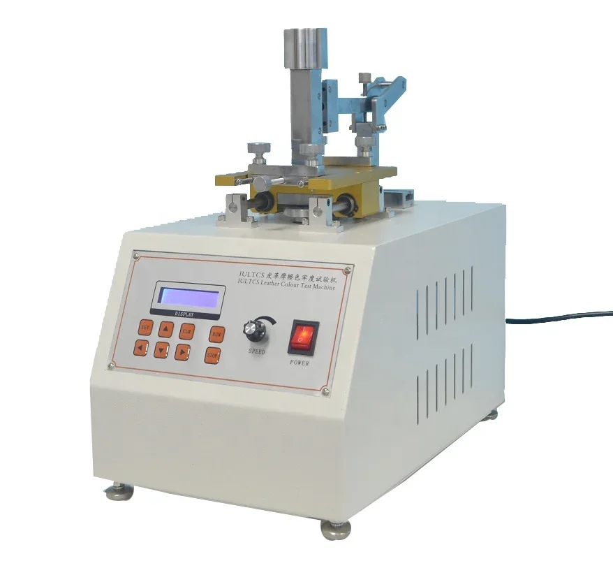 IULTCS Leather Rubbing Fastness Testing Machine, Color Fastness Test Equipment