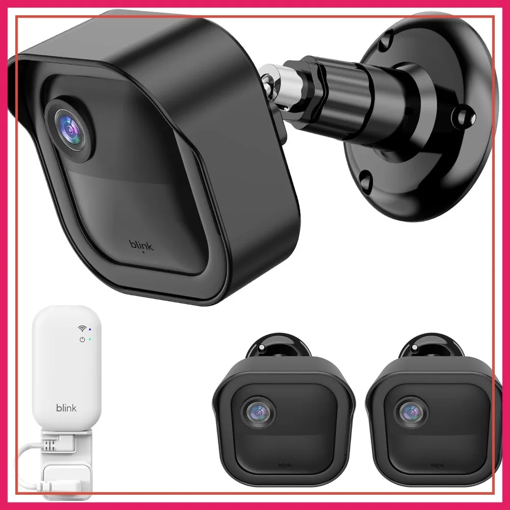 

All-New Blink Outdoor Camera Wall Mount, Weatherproof Protective Cover, 360 Degree Adjustable, Compatible with Blink Outdoor 4/3rd Gen/Outdoor 2K+, 2 Pack