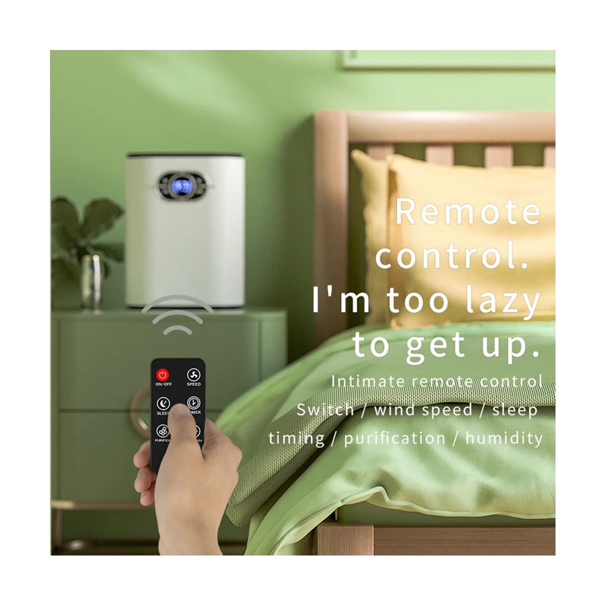 1200ML Dehumidifier Moisture Absorbers Air Dryer Quiet Air Dehumidifier Basement Bedroom Bathroom EU Plug