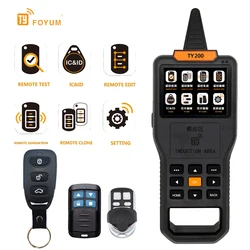 Universal Remote Control Master TY200 Digital Counter Frequency Tester Fixed/Rolling Code Auto Remotes Copier For Locksmith