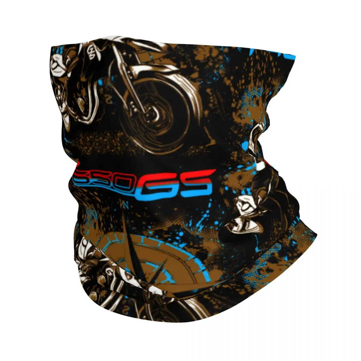 Custom GS Motorcycle Adventure Bandana Winter Neck Warmer Men Windproof Wrap Face Scarf for Ski Motorrad Biker Gaiter Headband