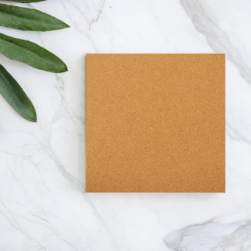 5 шт. клейкая пробковая плитка 300x300x2 мм шумоподавляющие пробковые доски для стен деревянный стол пробковая доска маленькая доска объявлений для дома