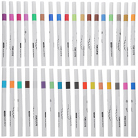 36Pcs Acrylic Paint Marker Pens Fast Dry Flexible Tip Suitable for Mug Ceramic Glass Wood Fabric Canvas Metal Scrapbooking