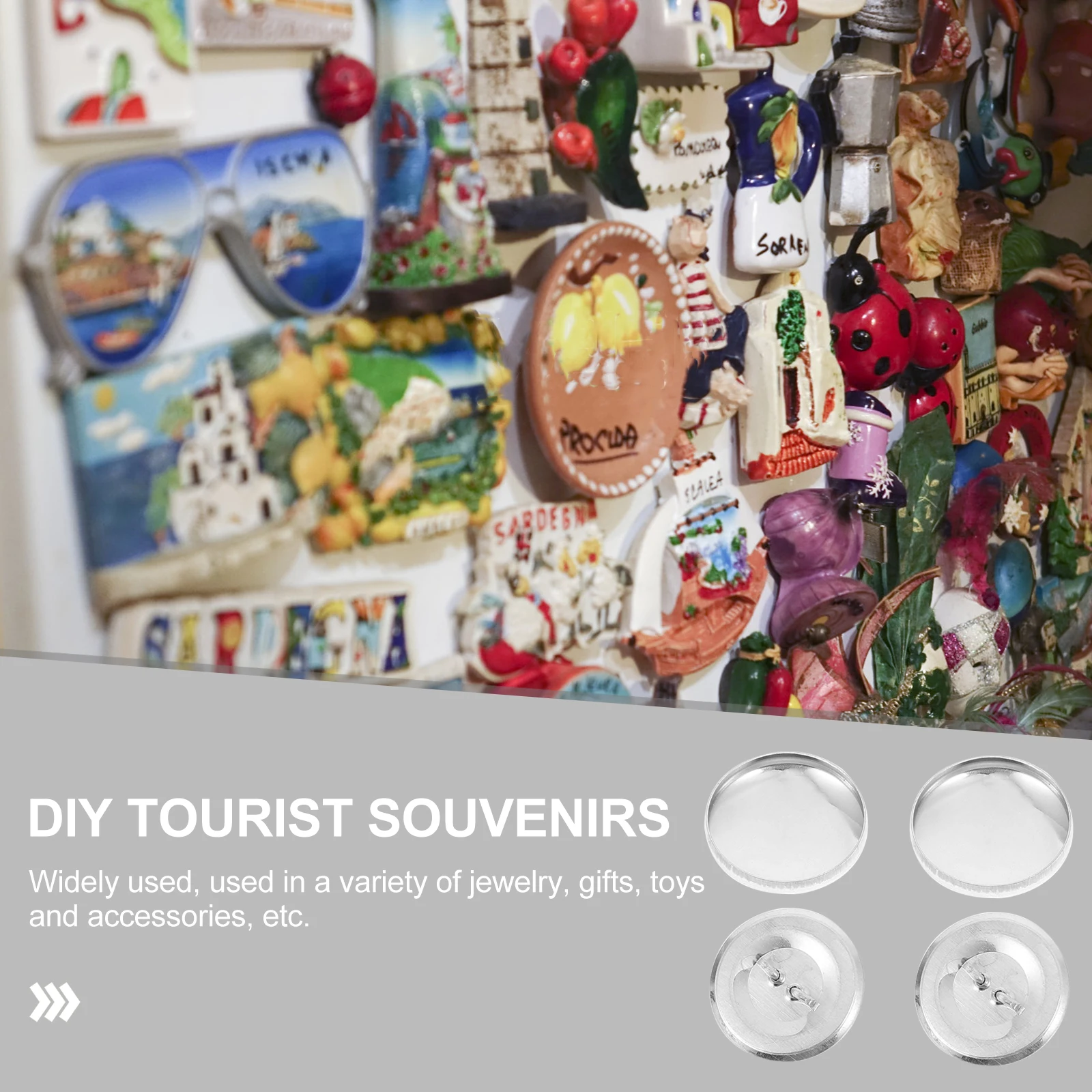 

2 Sets Diy Fabric Covered Buttons High-Quality Aluminum Kit For Sewing Crafts Jewelry Making Handmade Accessories Round Button