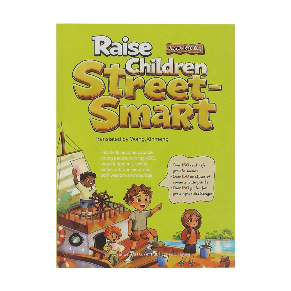 Raise Children Street-Smart Kids Safety Education Comic Book English Parenting Growth Story Book