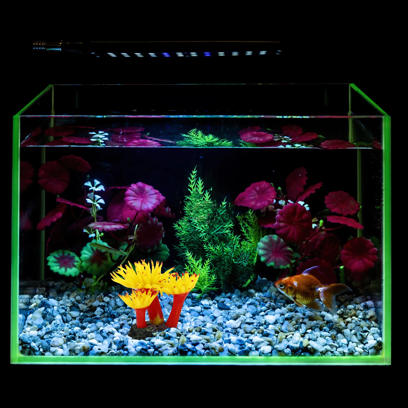 

Coral Decoration Fish Tank Accessories Artificial Coral Reef Decor Betta Ornament Silicone Sea Life Aquarium Landscaping
