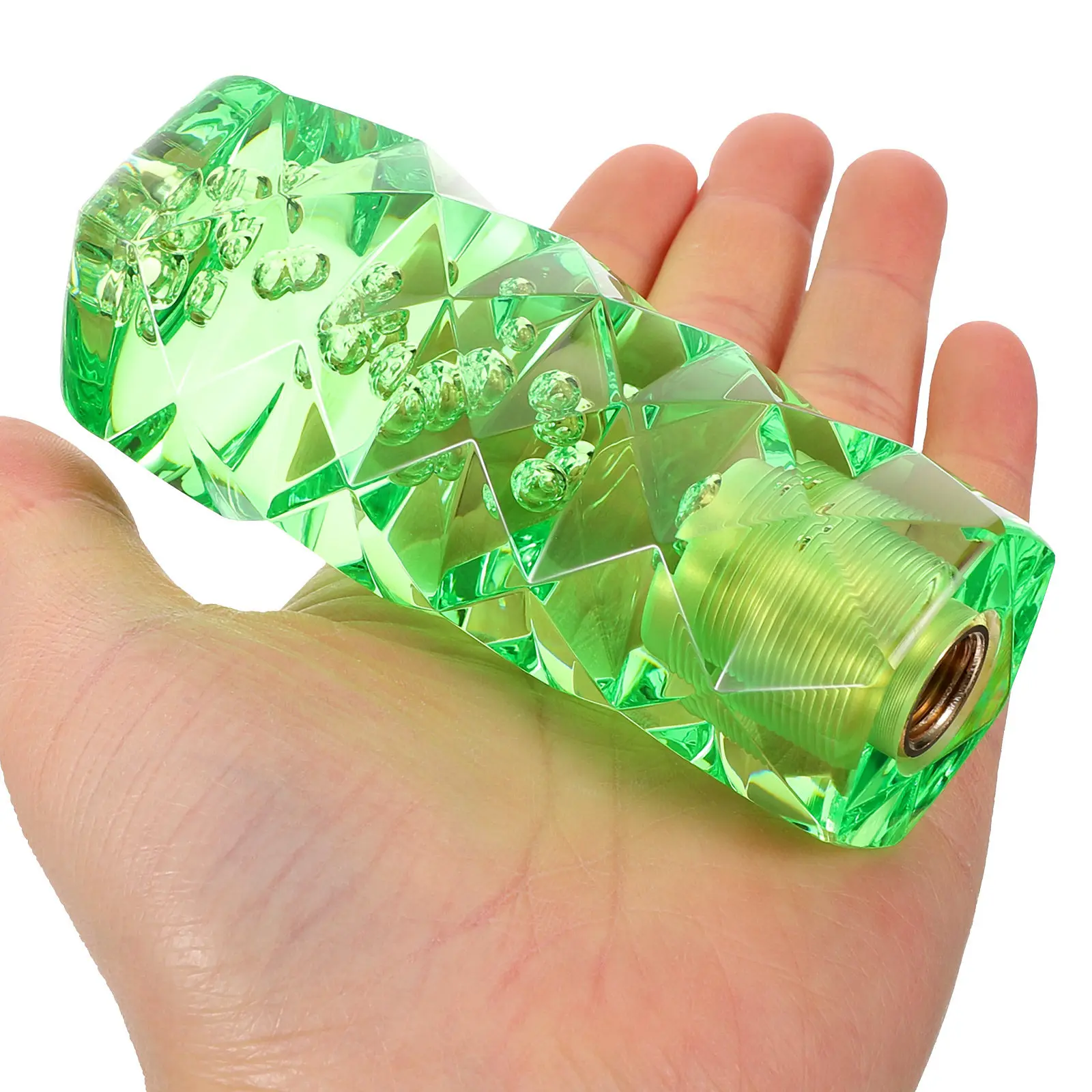 

Acrylic Car Shift Knob Replacement Universal Shifter Knob for Manual and Automatic Transmissions Luxury Gear Shift Handle