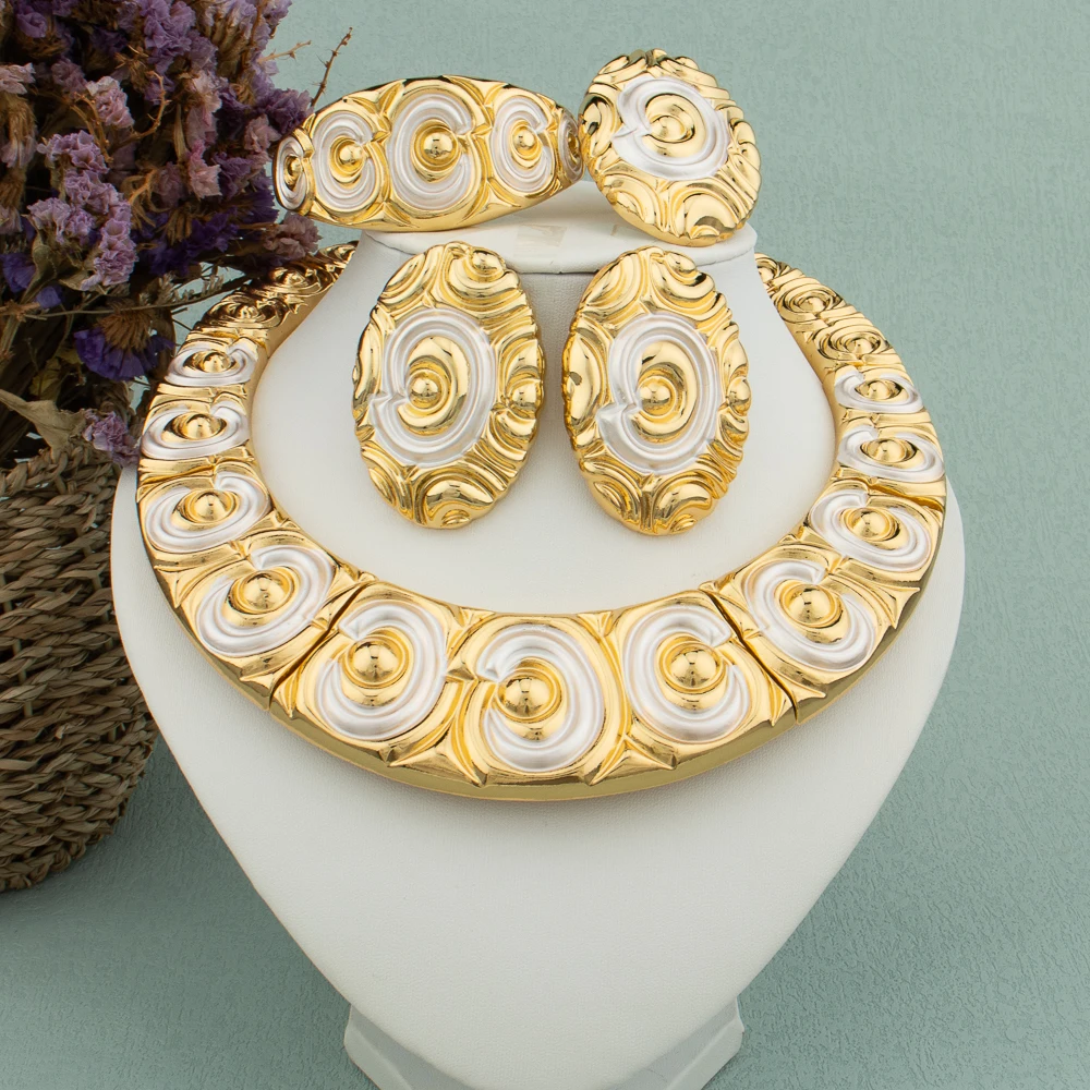 Dubai Big Jewelry Set Design for Women, Wedding Gift