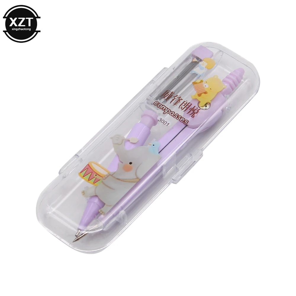 Kim Loại Đơn Giản La Bàn Dành Cho Học Viên Dự Phòng Bút Chì Dẫn Toán Hình Học Vòng Tròn Vẽ Dụng Cụ Học Tập Hàng Ngẫu Nhiên