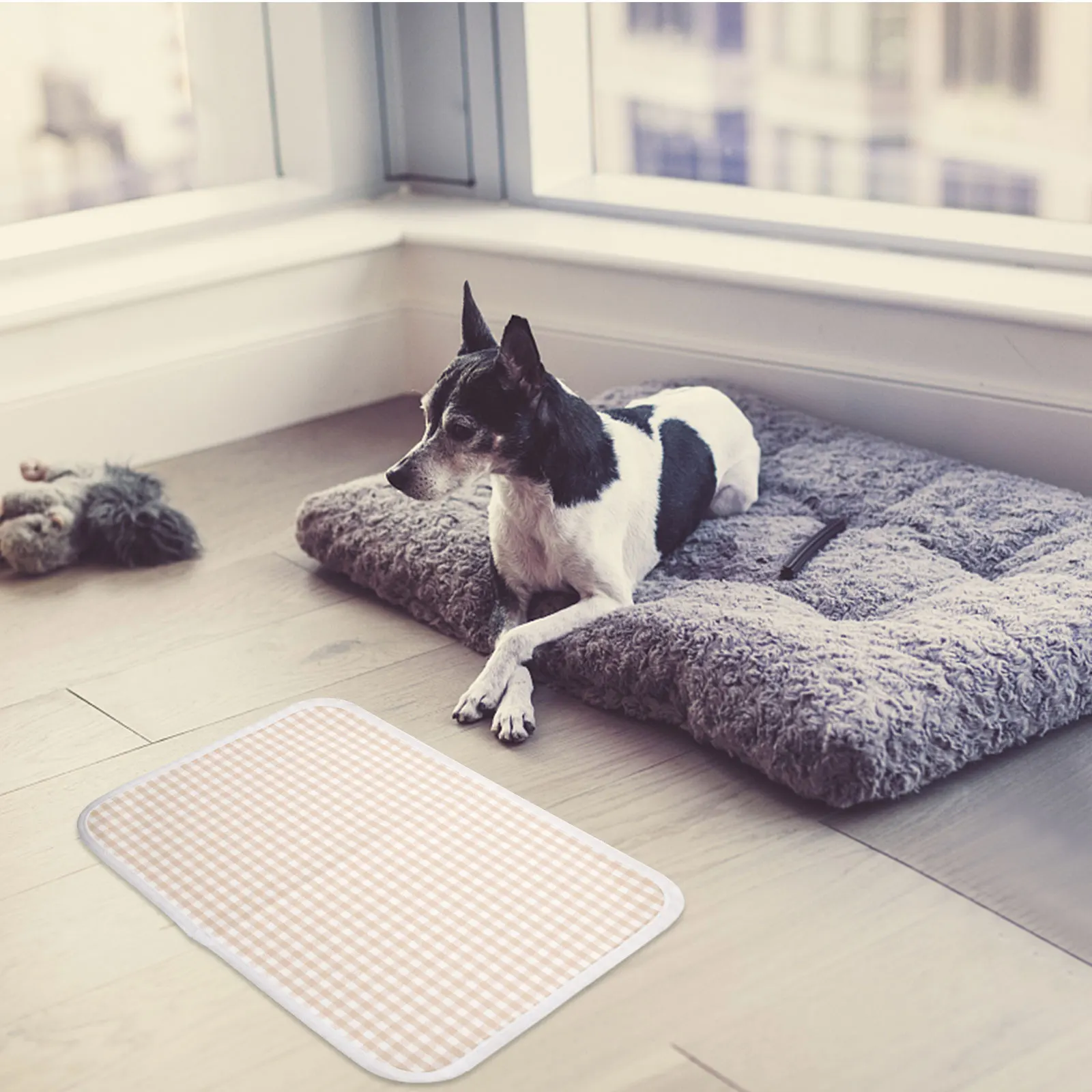 

Washable Dog Pee Pad Reusable Breathable Pet Mat High Absorbent Leakproof Comfortable For Sofa Floor Car Seat Summer