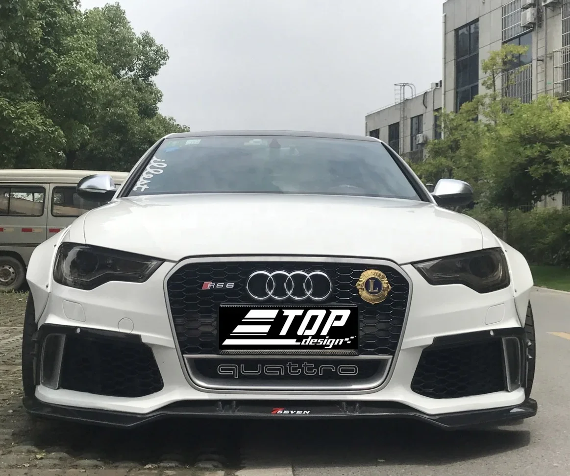 abt style carbon fiber wide  body kit for 2012-2015 audi a6 c7