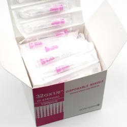 32G Disposable Painless Mesotherapy Needle Micro-Plastic Injection Cosmetic Sterile Small Needle 4mm For Beauty Purpose