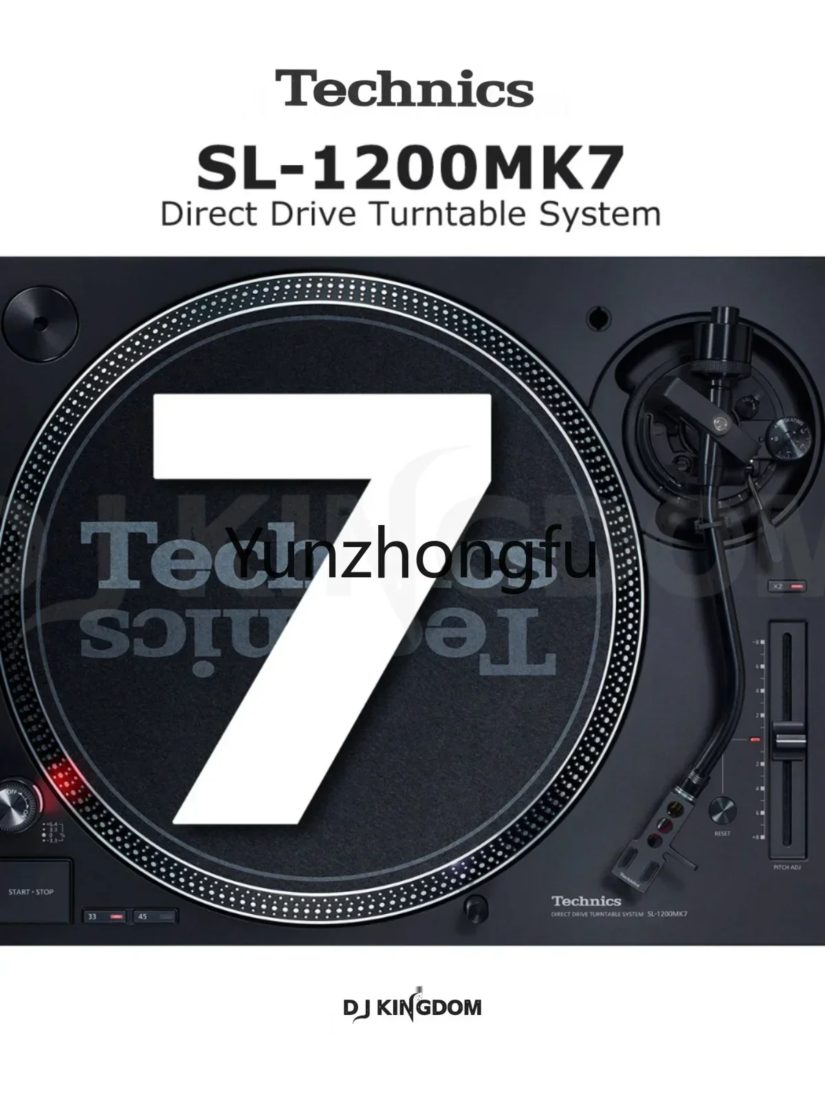 Vinyl Record Player Technics SL-1210/1200mk7 Professional DJ Turntable Licensed Delivery Reproducing Stylus Tip