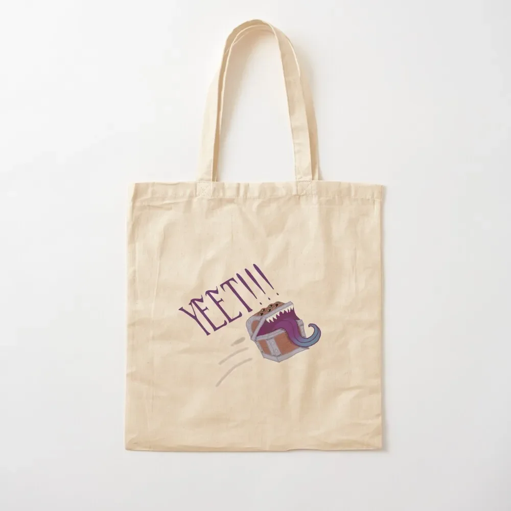 

Yeeting a Mimic Tote Bag shopping cart bags Woman shopper bag Tote Bag