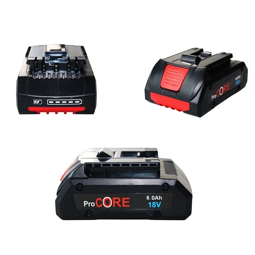 

Аккумулятор ProCORE 8 Ач, замена для беспроводных инструментов Bosch 18В BAT609 BAT618 GBA18V, высокоемкие элементы 21700, мощность 5C