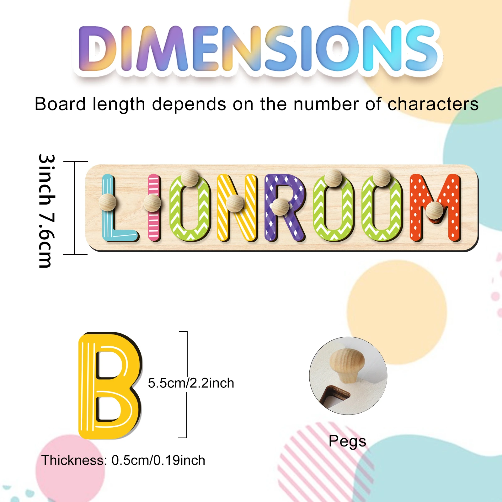 عيد الهالوين، عيد الشكر، هدايا عيد الميلاد: لغز اسم الطفل المخصص، ألعاب الحروف الأبجدية للتعلم المبكر، لغز خشبي مخصص،
