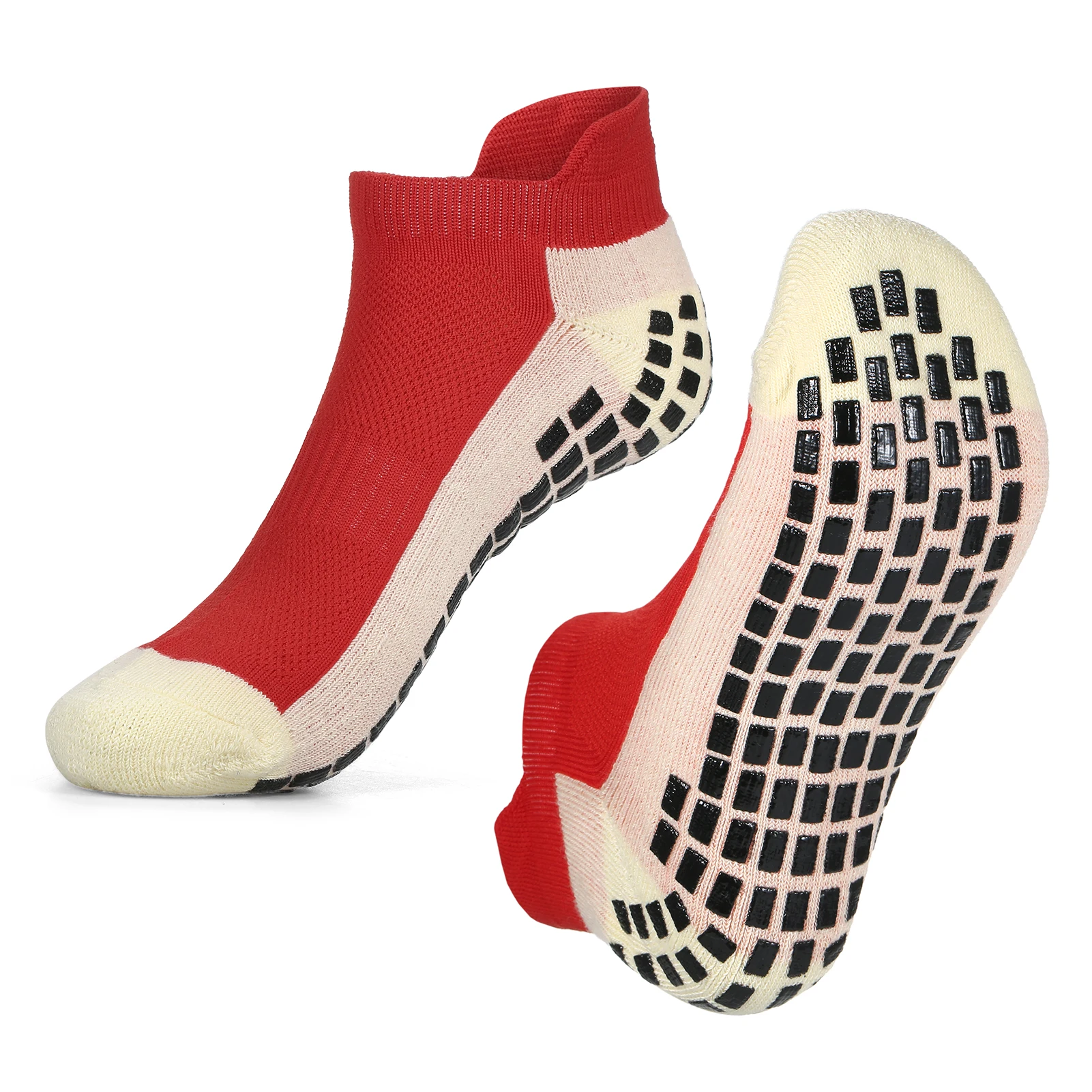 

Дышащие футбольные носки, нескользящие спортивные носки до щиколотки, спортивные короткие носки для мужчин и женщин, Йога, Футбол, тренажерный зал