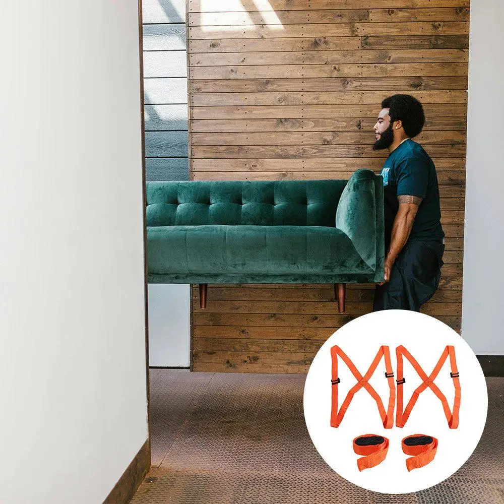 High-efficiency Furniture Moving Carrying Straps Heavy Duty Labor-saving Transport Belt Ropes Strong Load Bearing Professional