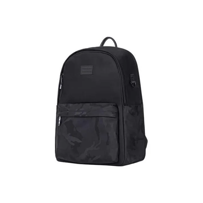 SAMSONITE Fabric With Cow Leather Backpack Men's Black NV2-09001 view 3