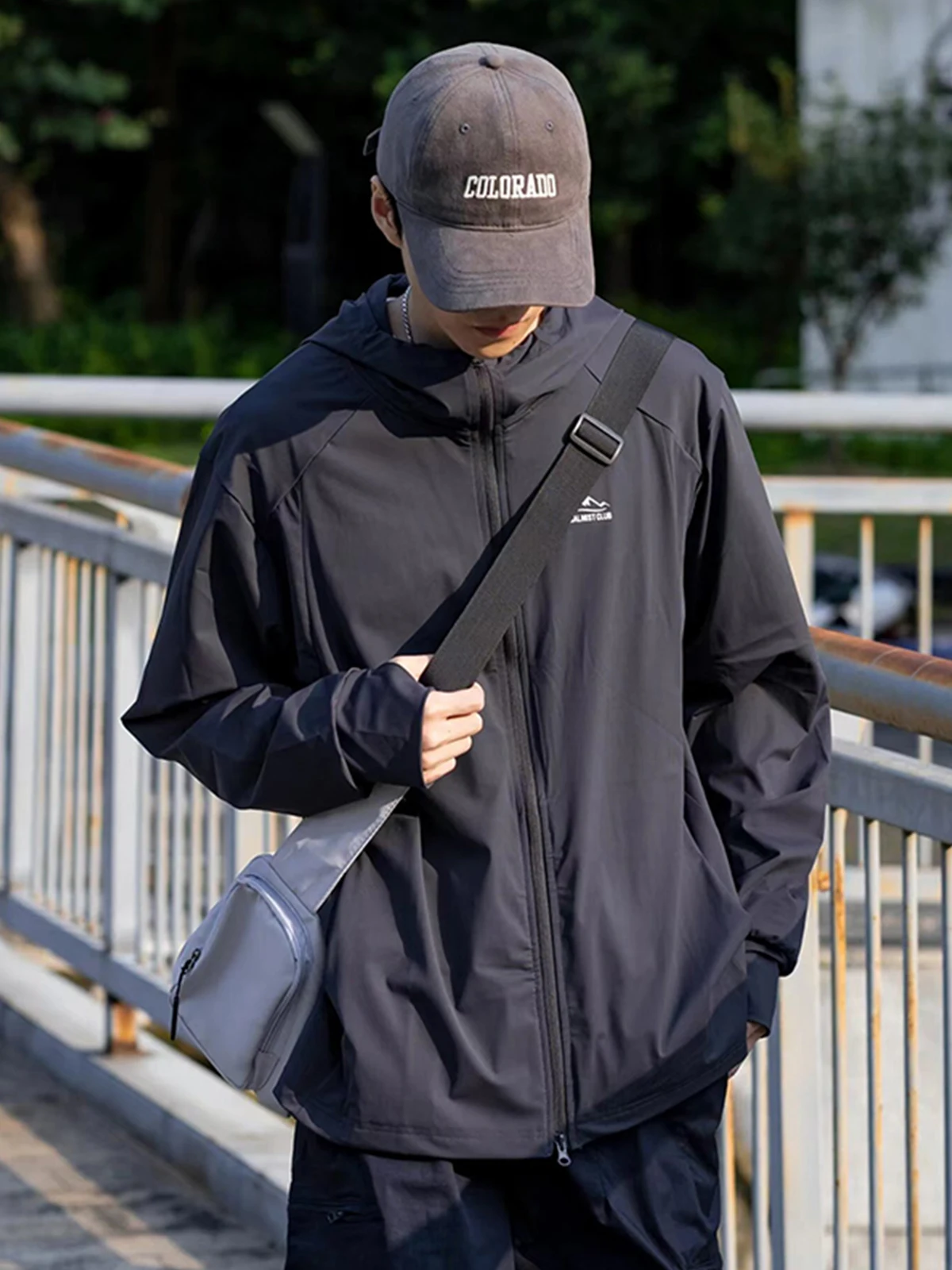 

Outdoor Ice Silk Cool Feeling Sun Protection Jaet Men's Lightweight Loose UV Protection Hat Jaet Breathable Youth Faion