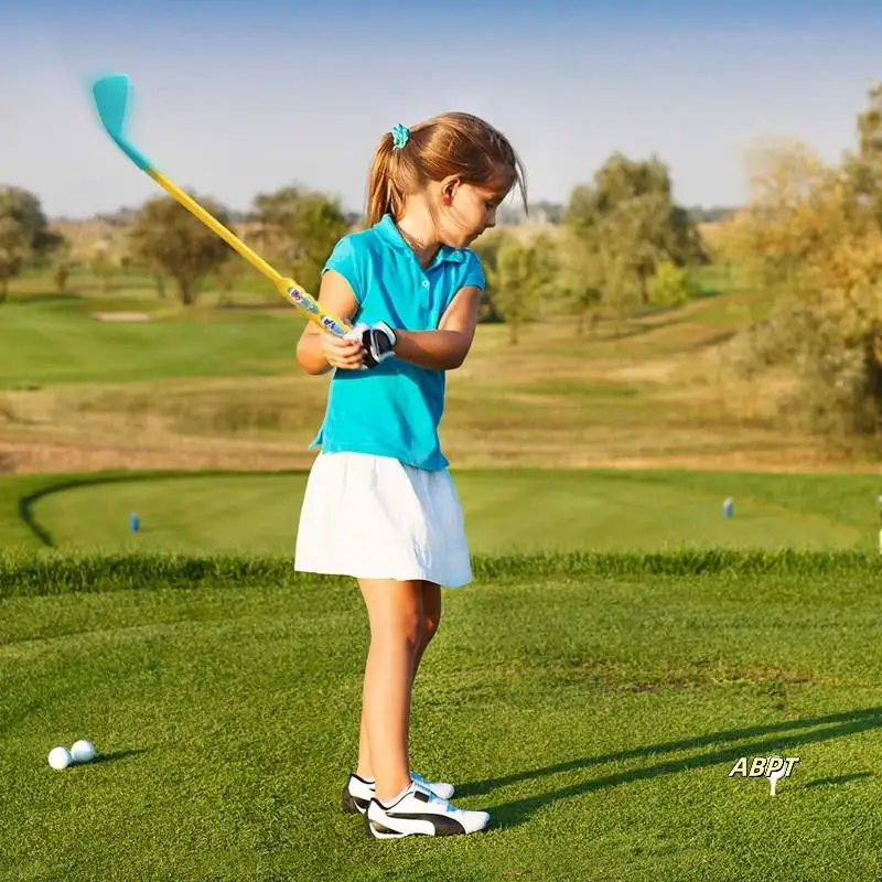 

Plastic Golf Child Golf Sports Game Professional Kids Children Home Outdoor Indoor Small Golf Club Party Training