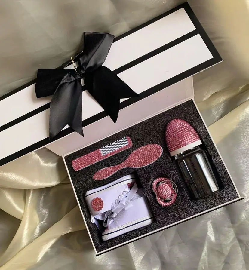 Dollbling Glam Luxury Bottle Set Personalized Newborn Photography Gift Box Baby Christmas Handmade Gift