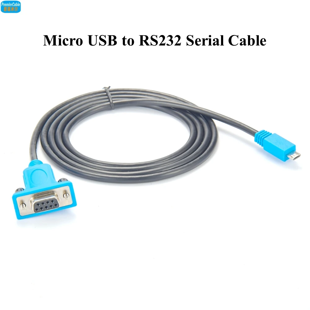 

Micro USB to RS232 Serial Adapter Cable with FTDI Chipset Micro USB to DB9 9Pin Female Converter Cable for Windows Mac OS Linux