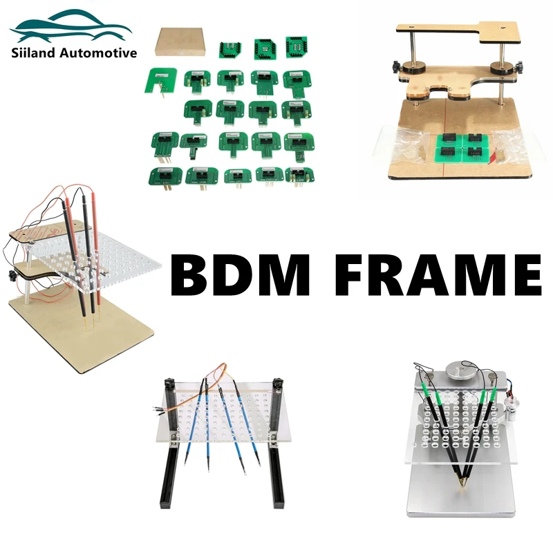 LED BDM Frame Metal Stainless Steel 2 IN 1 BDM Probe 22pcs Adapters BDM FRAME For ECU Programmer Tool FGTECH V54 KESS V2.80 KTAG