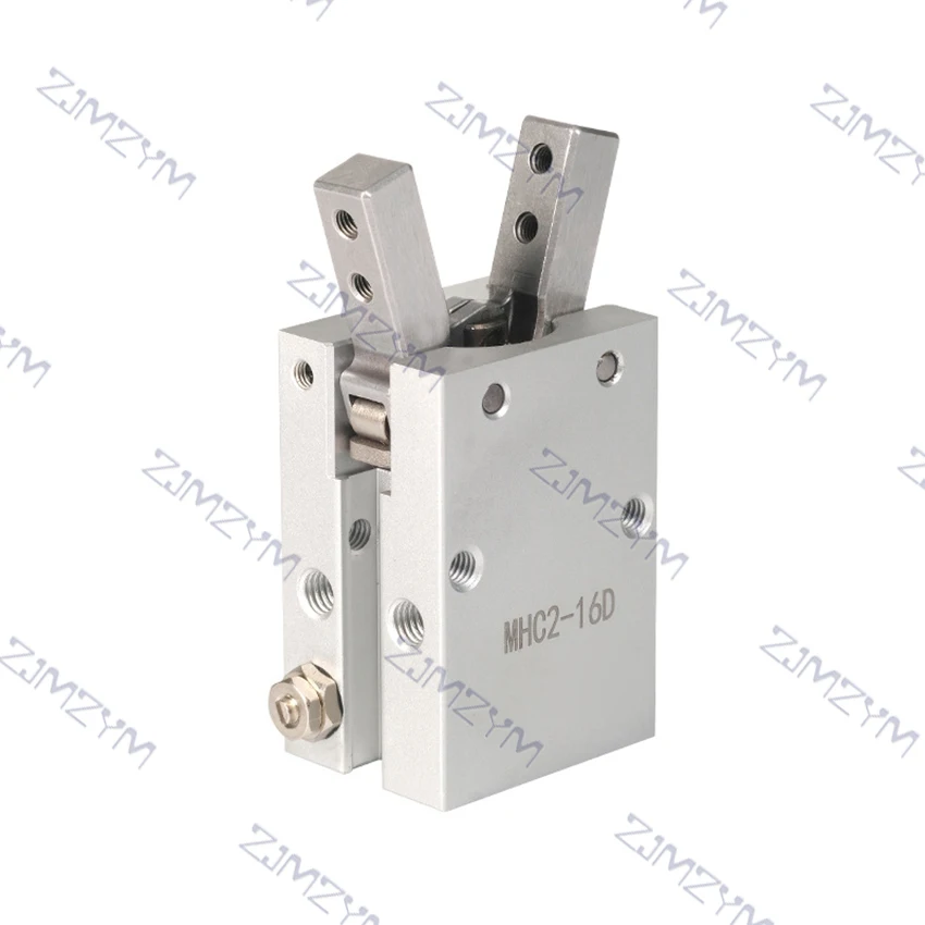 MHC2-10D/ MHC2-16D cilindro pneumatico morsetti in alluminio a doppio effetto cilindro a dito cilindro pneumatico a dita 0.25 ~ 0.6Mpa