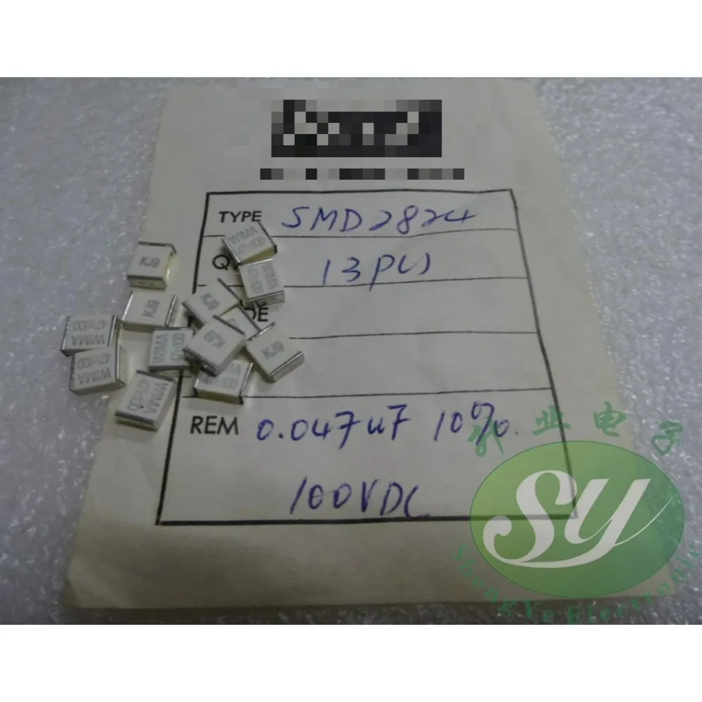 

7PCS SMD2824 0.047uF/100V 47nF 473 brand new SMD film capacitor