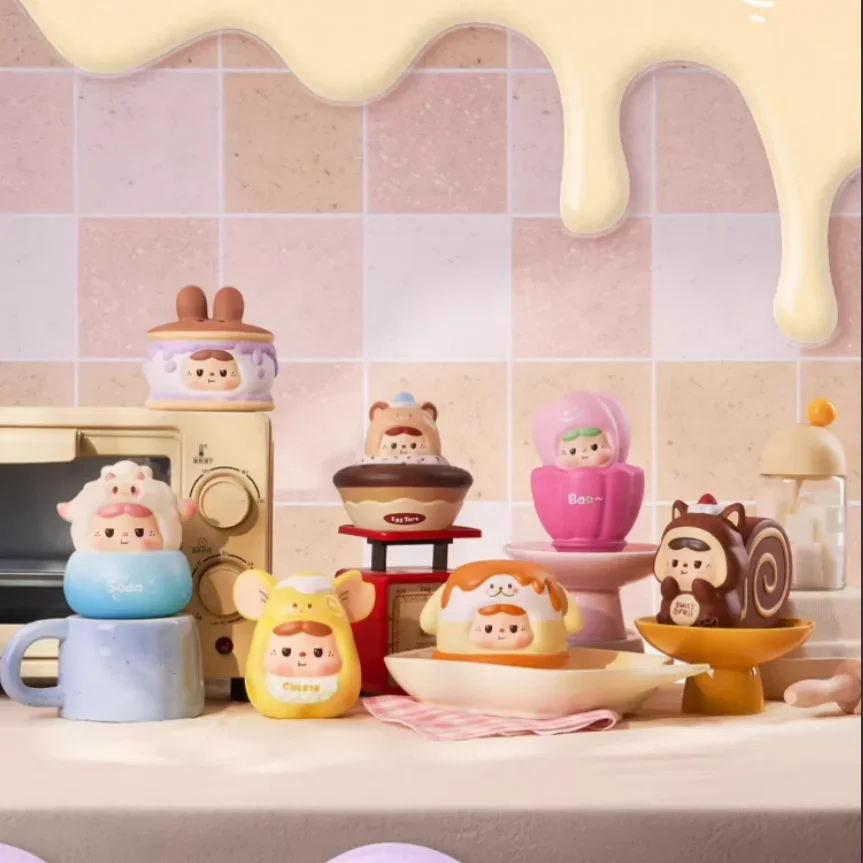 Genuino Heyone Baobao Stagioni Dolce Casa Cieca Scatola Pizzicare Serie Carino Action Figure Mistero Scatola Modello Desktop Regalo Per Bambini Giocattoli