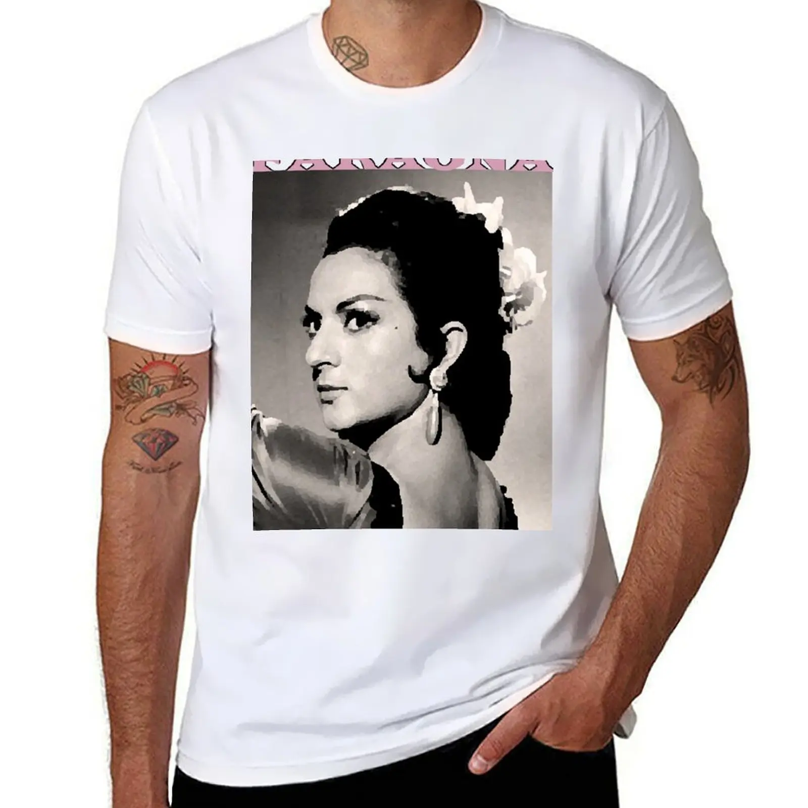 Faraona Lola Flores limited offer T-Shirt man t shirt summer t shirts for man cotton funny T-Shirt