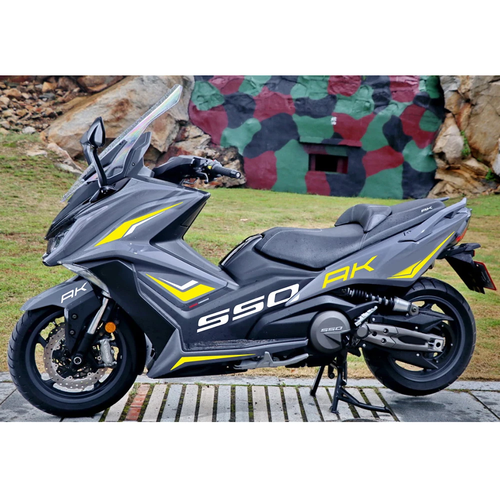 FOR KYMCO AK550 AK 550 AK-550 Modified Body Left Right Creative Sticker Pedal Waterproof Decoration Stickers 3