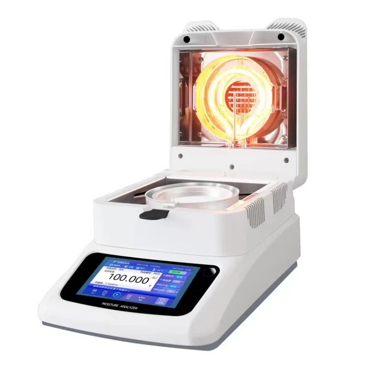 Veidt وزنها VS120T 120 جرام 0.001 جرام 1 مللي جرام القهوة الأرز الذرة الغذاء الرقمية الحبوب الهالوجين الرطوبة المحتوى التوازن تستر محلل