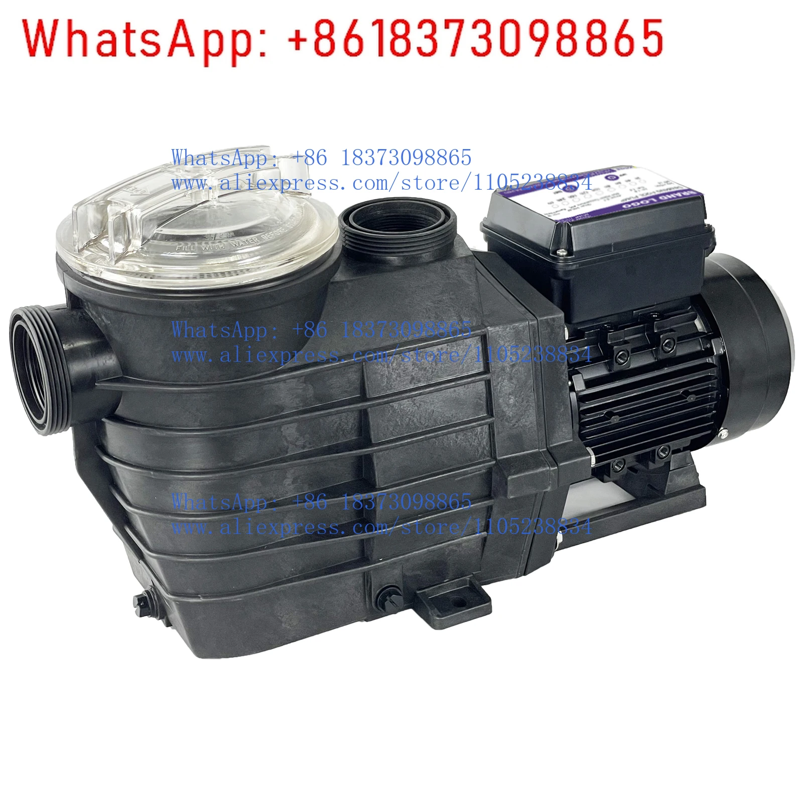 1PCS J20006TMR 2.5hp 6000GPH Above and Underground Pool Pump, 2 