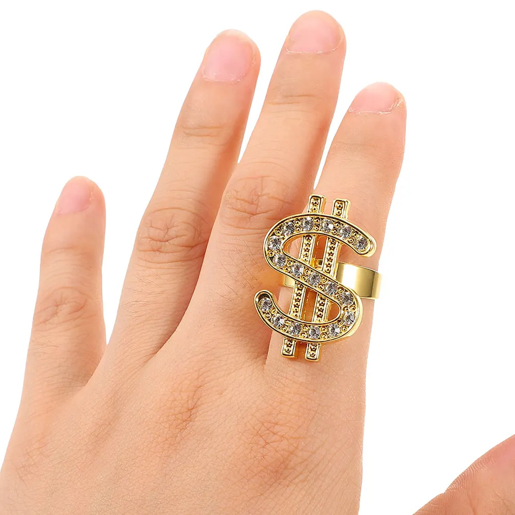 

6 Pcs Ring Fancy Dress Costume Accessories European and Man