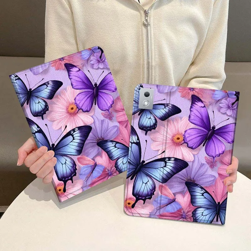 

Colorful butterfly pattern For Legion Xiaoxin Pad P12 Pro Y900 GT 2023 2025 12.1 12.7 14.5 inch Tablet Case