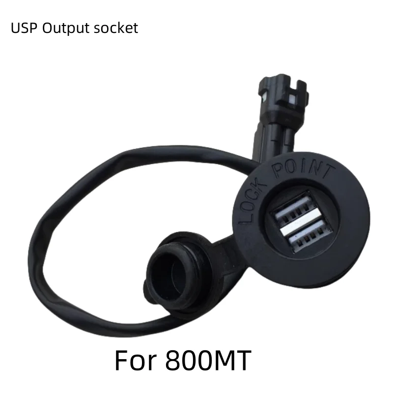 For CFMOTO MT800 MT 800 CF800-5 USB Charging Interface Power Transfer Interface Socket Type-C Impulse Port Charge