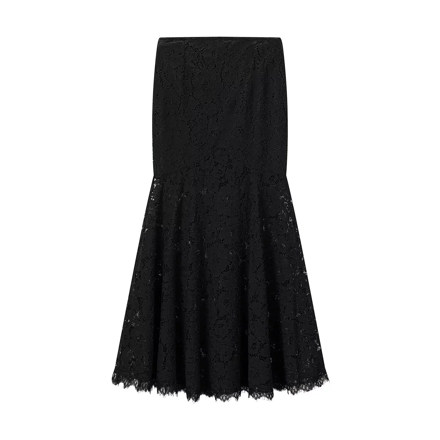 Elegantes Set aus Spitzen-Maxirock und Bluse für Damen, Vintage-Stil, einreihig, ausgestellte Ärmel, V-Ausschnitt, schlanke Bluse, Party-Outfit für Damen – Detail 16