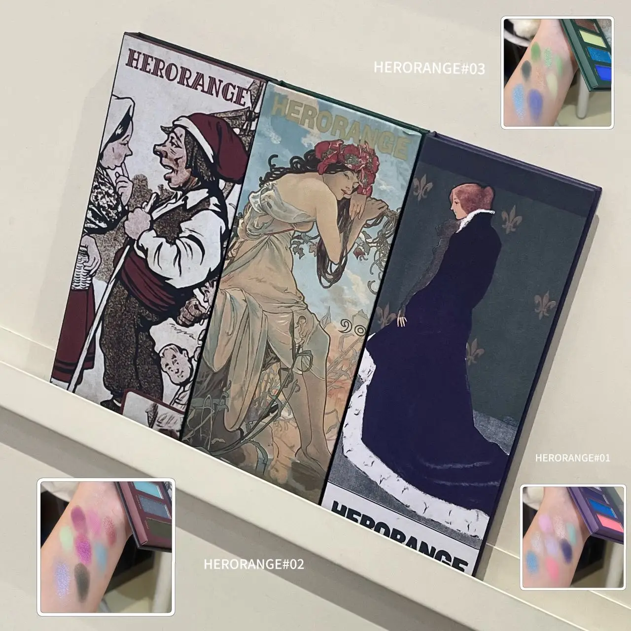 ゴシックパールパープルアイシャドウパレット 8色 オイルペイントスタイル マットパンク メタリックグリーン スモークメイクアップ アイピグメント