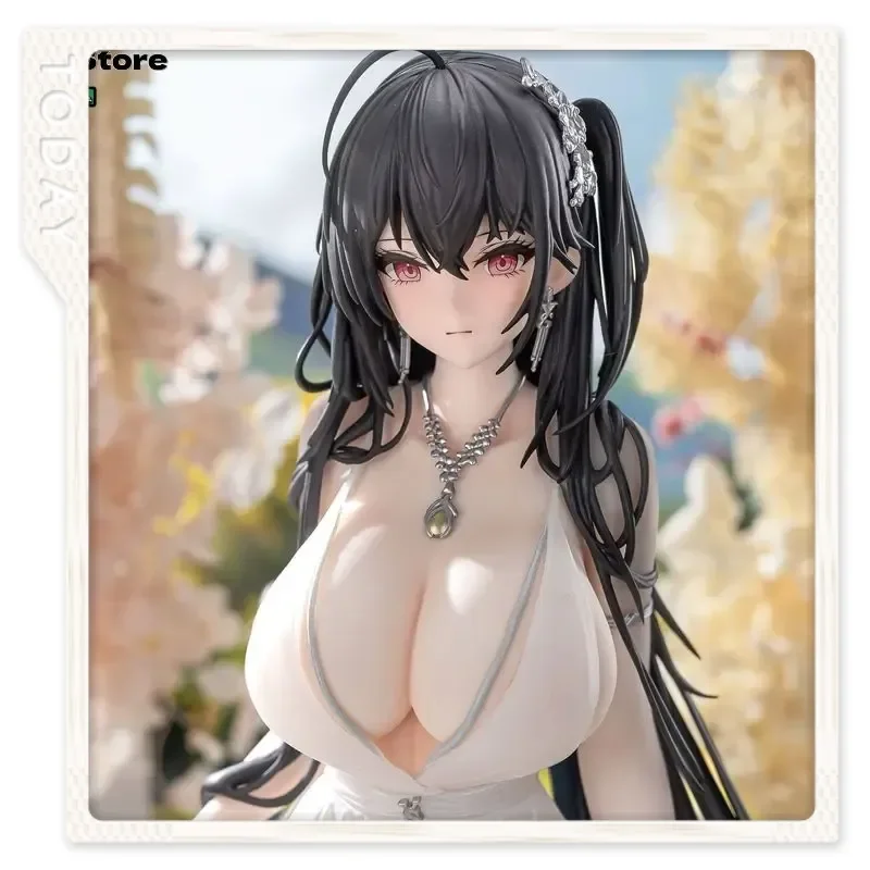 

Фигурка Azur Lane Taihou в белом платье, аниме-статуэтка с пышными формами, 30 см, коллекционная модель, украшение для рабочего стола для любителей аниме