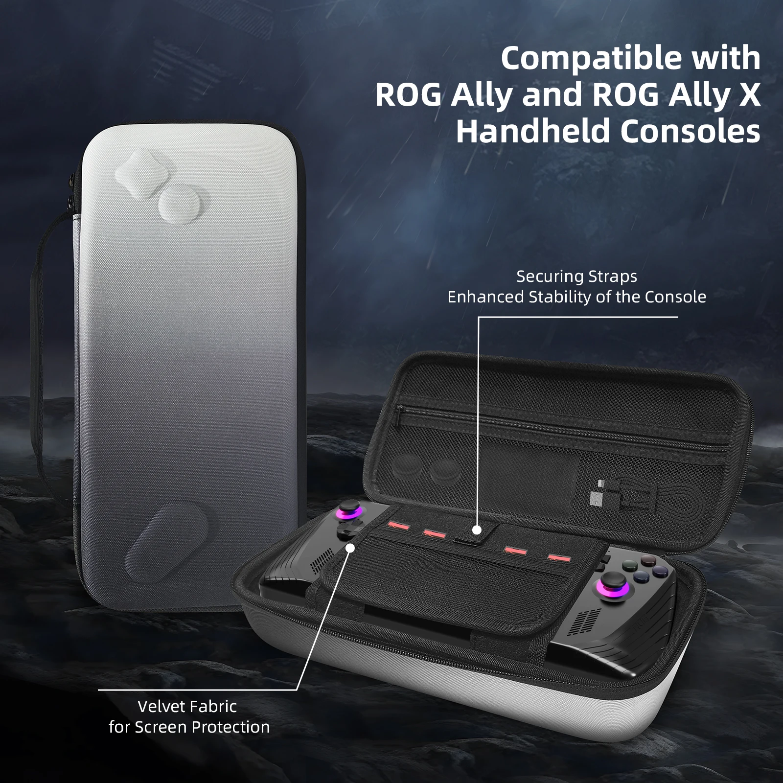 Portable EVA Carrying Case Sho - Gaming Console Asus Rog recension och pris