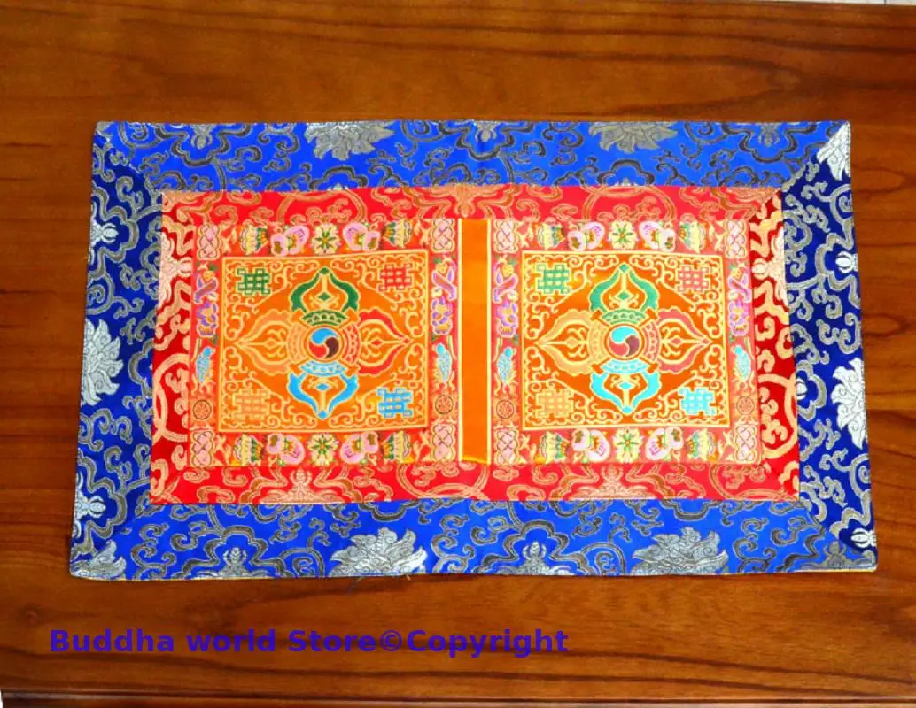 50% OFF Buddhism decoration Tibet family home Temple Altar Auspicious Table cloth mat Cushion for holy Worship Buddha statue