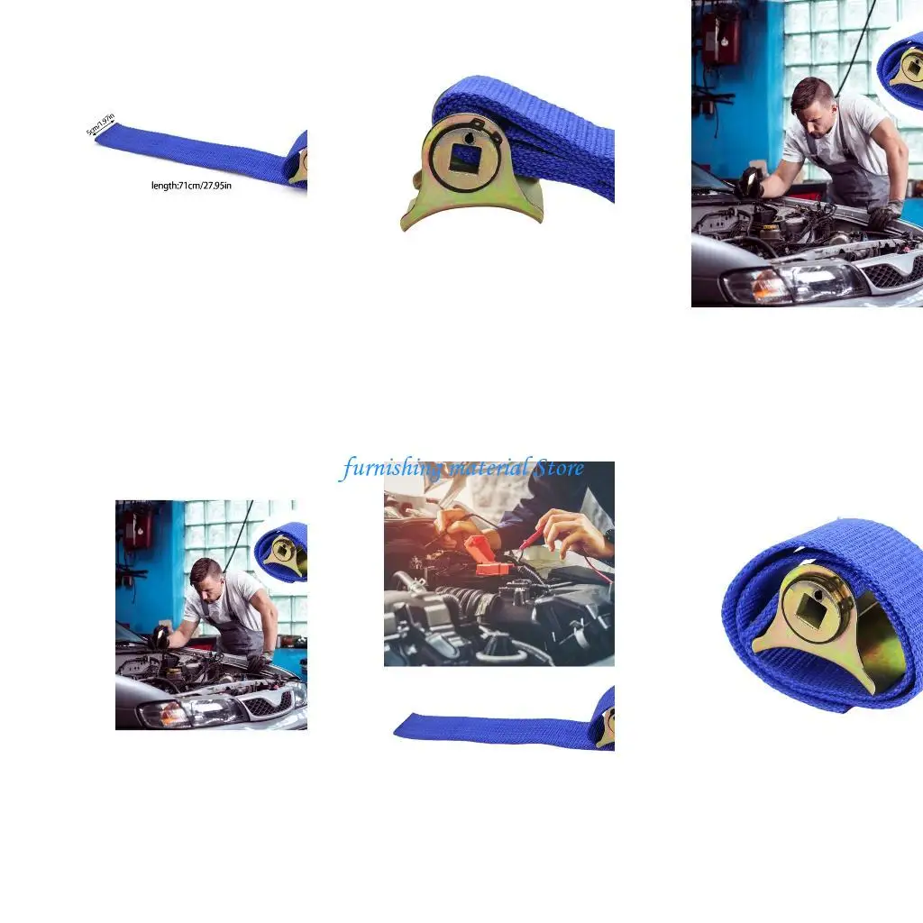 

Y5GD Comfort Handle Belt Wrench for Oil Filter Dismantling Variable Length Strong